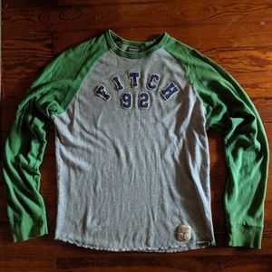 Abercrombie & Fitch Long Sleeve Baseball T-Shirt L